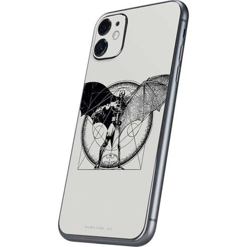 DC Comics Batman Skeleton diagram Art iPhone 11 Skin